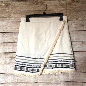 MINKPINK white tribal skirt medium